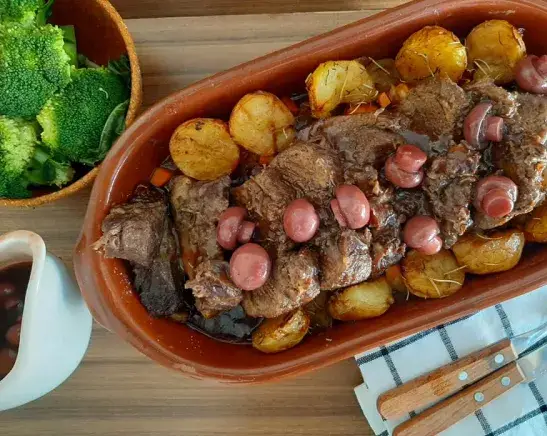 Contra Filé no Forno com Batatas: Receita Perfeita